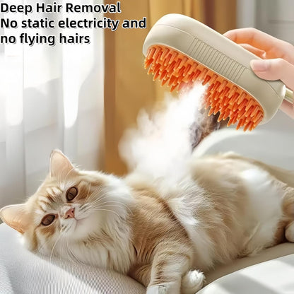 PawsyMist 4 in 1 Steam brush for both cats & dogs