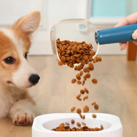 Measuring Scoop for Dry Food and Rice with Ergonomic Handle and Measurement Scale