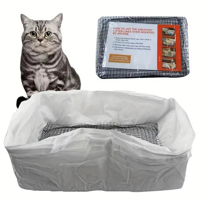 10Pcs Reusable Litter box Liner,