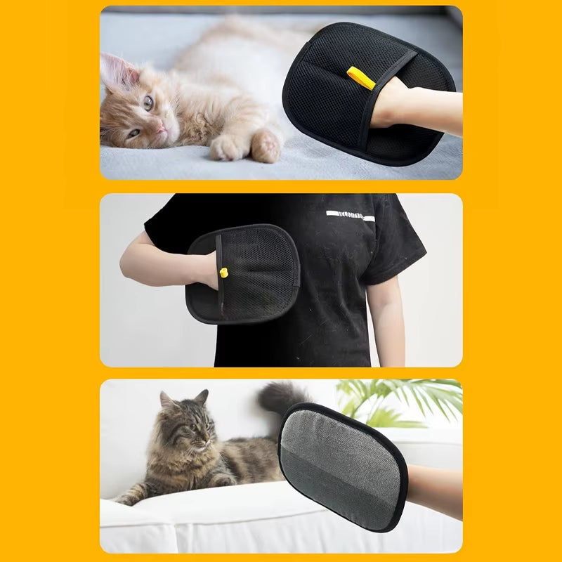Pet Hair Glove – Remove Fur from Furniture, Clothes & More