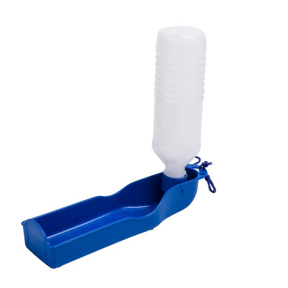 Portable Dog Water Bottle with Built-In Bowl – Perfect for On-the-Go