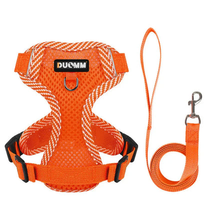 Reflective Harness With Leash For Small Dogs