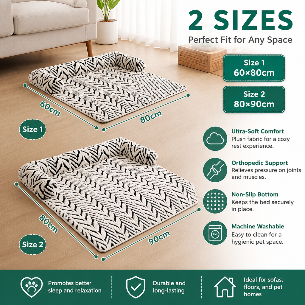Ultra-Soft orthopedic Non-Slip Cat Bed Mat