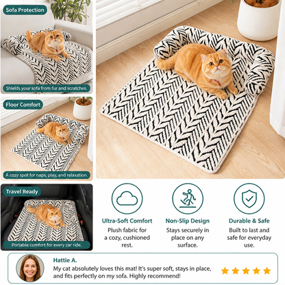 Ultra-Soft orthopedic Non-Slip Cat Bed Mat