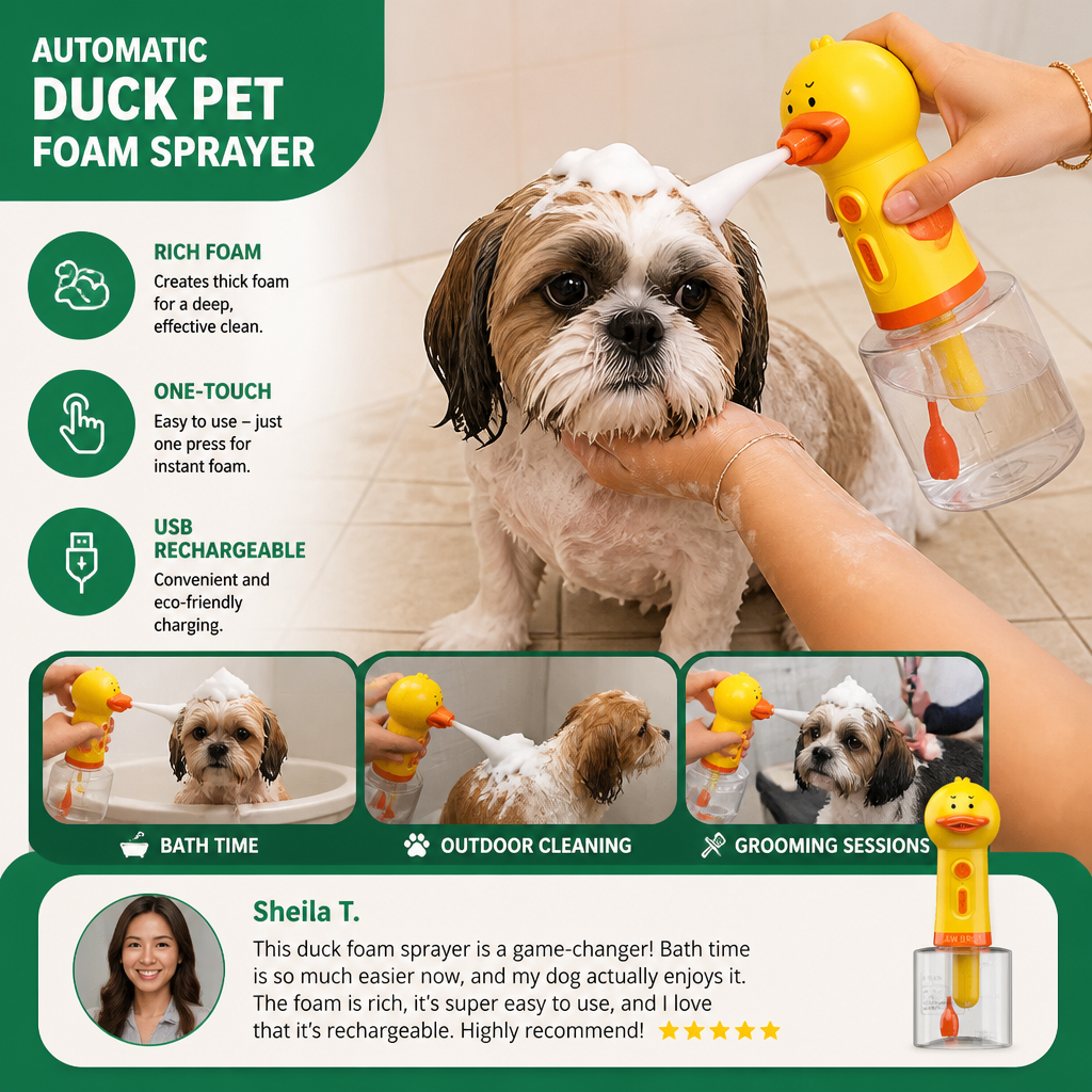 Automatic Duck Pet Foam Sprayer