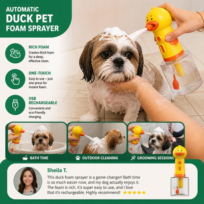 Automatic Duck Pet Foam Sprayer