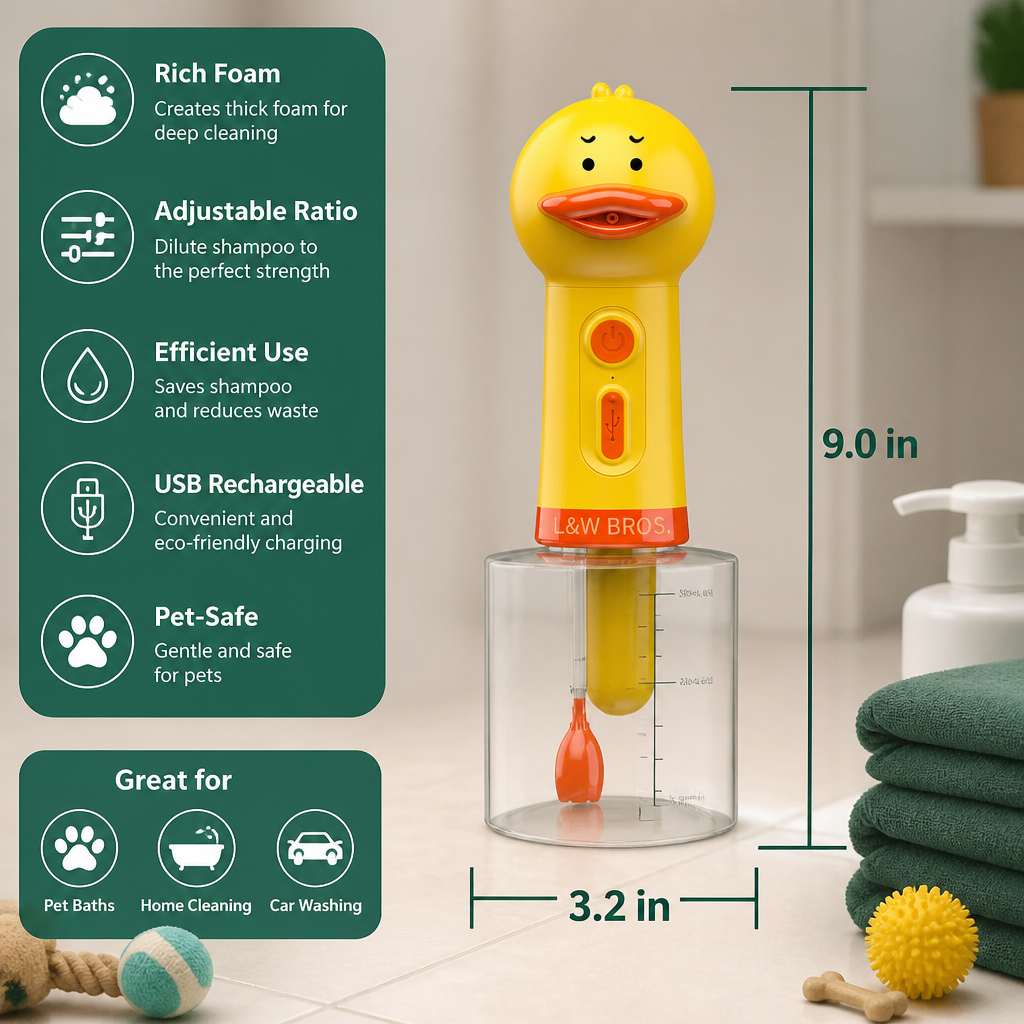 Automatic Duck Pet Foam Sprayer