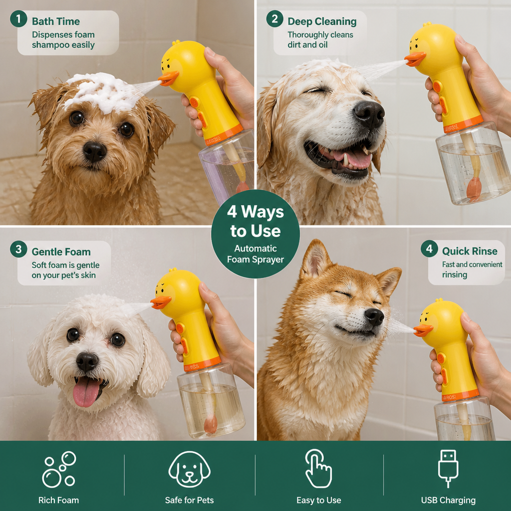 Automatic Duck Pet Foam Sprayer
