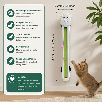 Automatic Cat Teaser Toy for Interactive & Independent Play