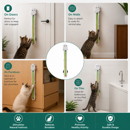 Automatic Cat Teaser Toy for Interactive & Independent Play
