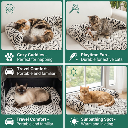 Ultra-Soft orthopedic Non-Slip Cat Bed Mat
