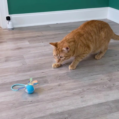Upgraded Smart Rolling Cat Ball – Durable Interactive Toy with Mesh Tail