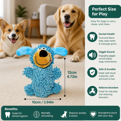 Giggling Dog-Color Tooth-Cleaning Toy