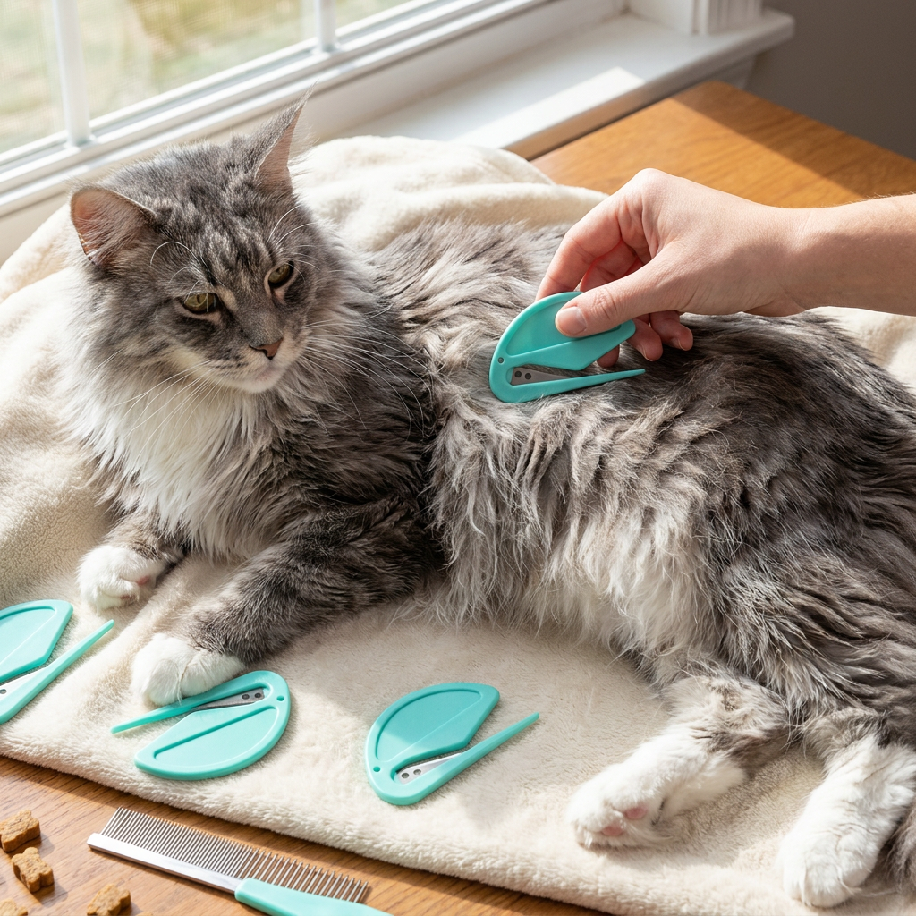 Pet Fur Detangler (10 Pieces) – Gentle Grooming & Effortless Knot Removal for Dogs & Cats