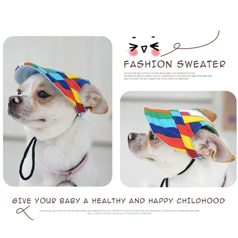 Fashion Round Cap For Dogs