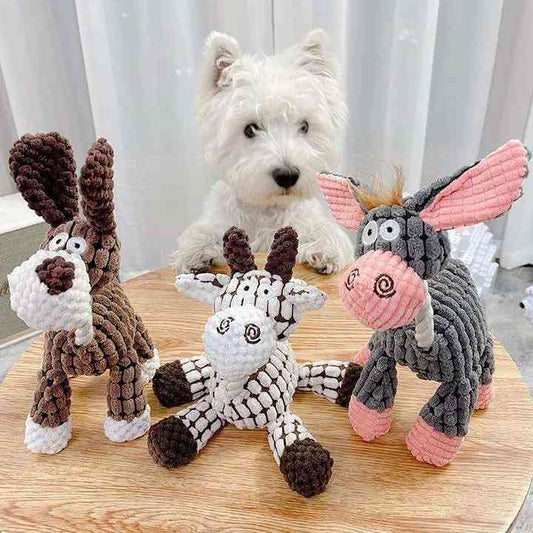 Chew Toys for Dogs - Fun Plush with Rope for Play and Fun