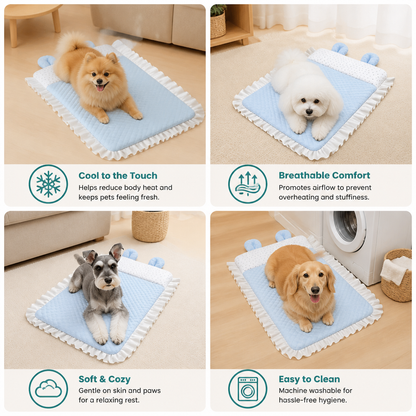 Cooling Dog Bed for Hot Days – Soft, Washable & Comfortable