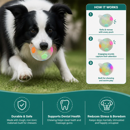 Durable Toy Ball for Stress Relief for Dogs