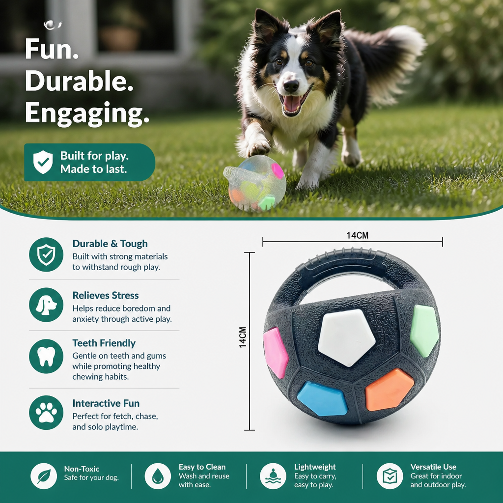 Durable Toy Ball for Stress Relief for Dogs