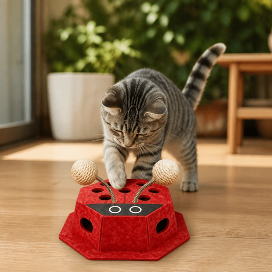 3in1 Interactive Ladybug Cat Puzzle Toy