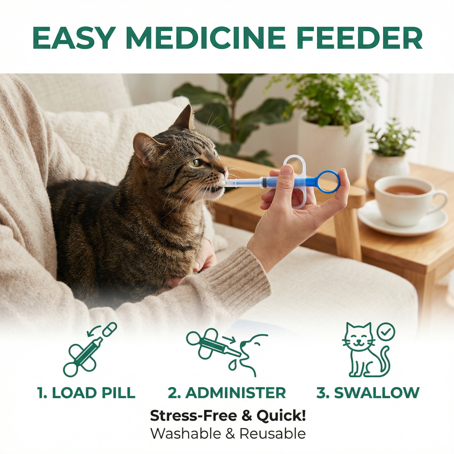 Pet Pill Shooter – Easy Medicine Feeder for Cats & Dogs