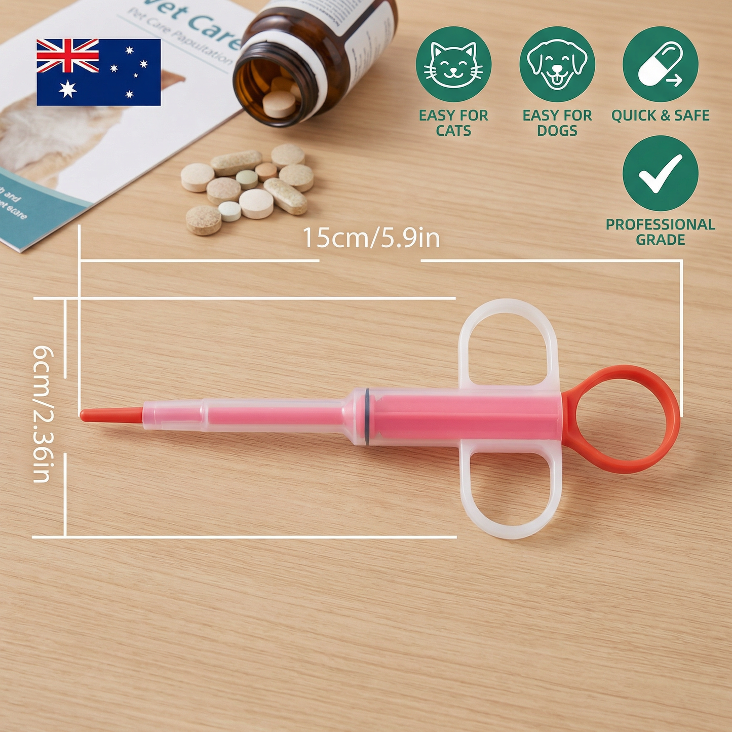 Pet Pill Shooter – Easy Medicine Feeder for Cats & Dogs