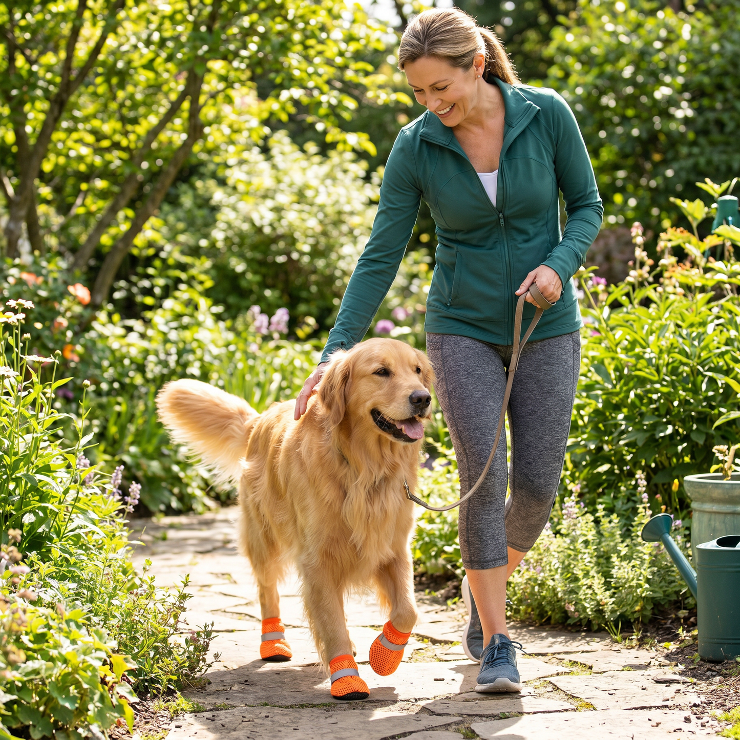 Breathable Mesh Dog Shoes for Hot Days – Soft Sole for Small & Large Dogs