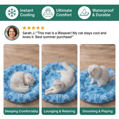 Practical Cooling Mat for Cats – Refreshing Summer Mat for Hot Days