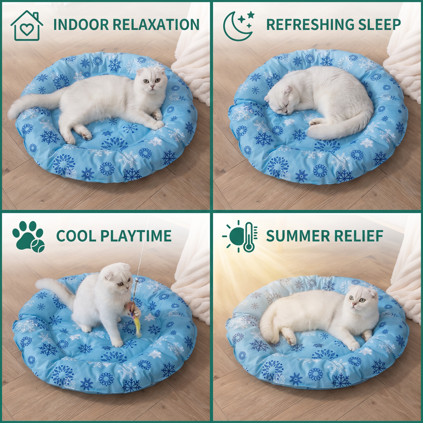 Practical Cooling Mat for Cats – Refreshing Summer Mat for Hot Days