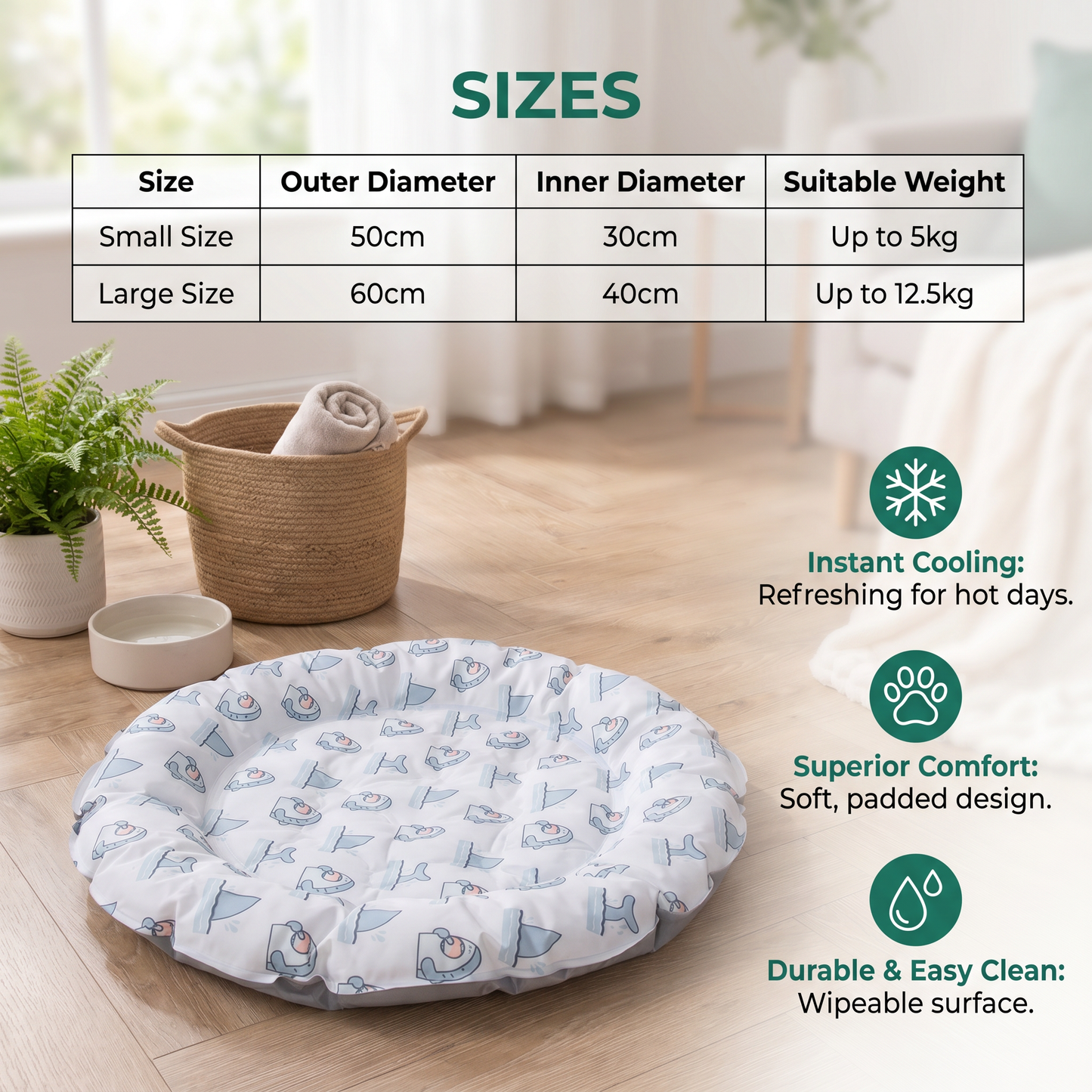 Practical Cooling Mat for Cats – Refreshing Summer Mat for Hot Days
