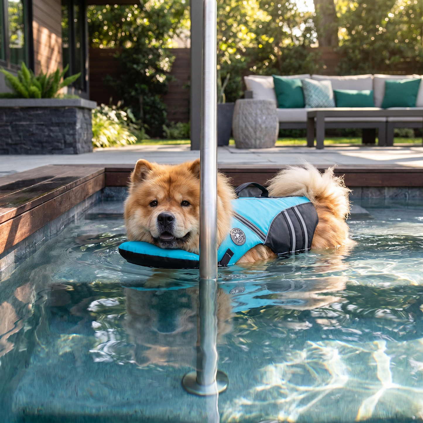 Dog Safety Swim Vest with Rescue Handle