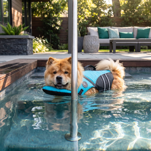 Dog Safety Swim Vest with Rescue Handle
