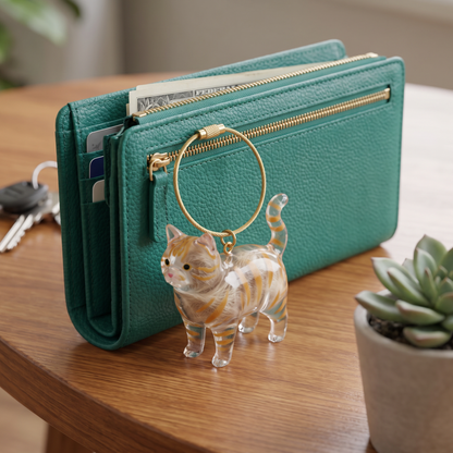 Cat Hair Keepsake Keychain – Pet Fur Memory Holder