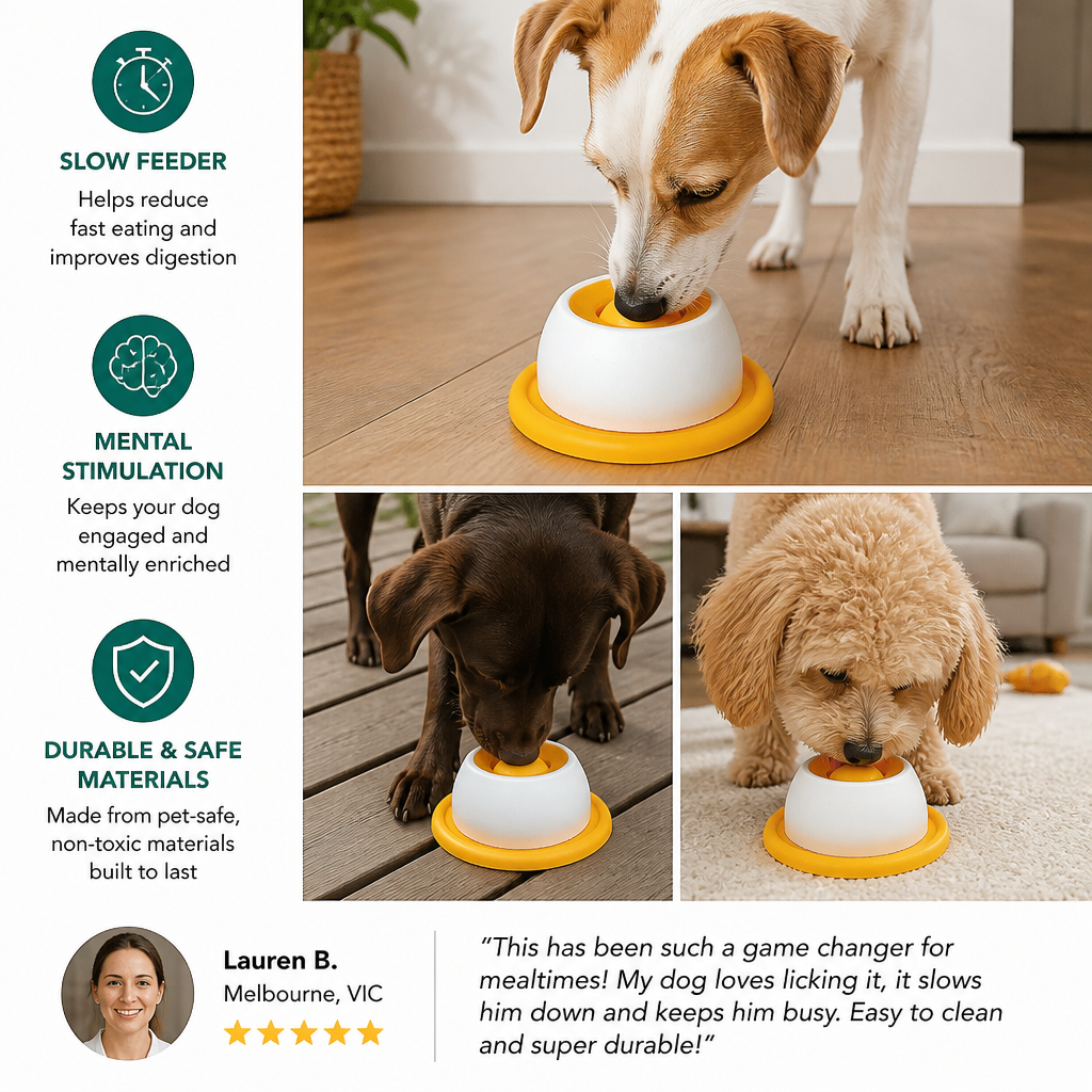 Interactive Lick Mat Slow Feeder Enrichement Toy for Dogs