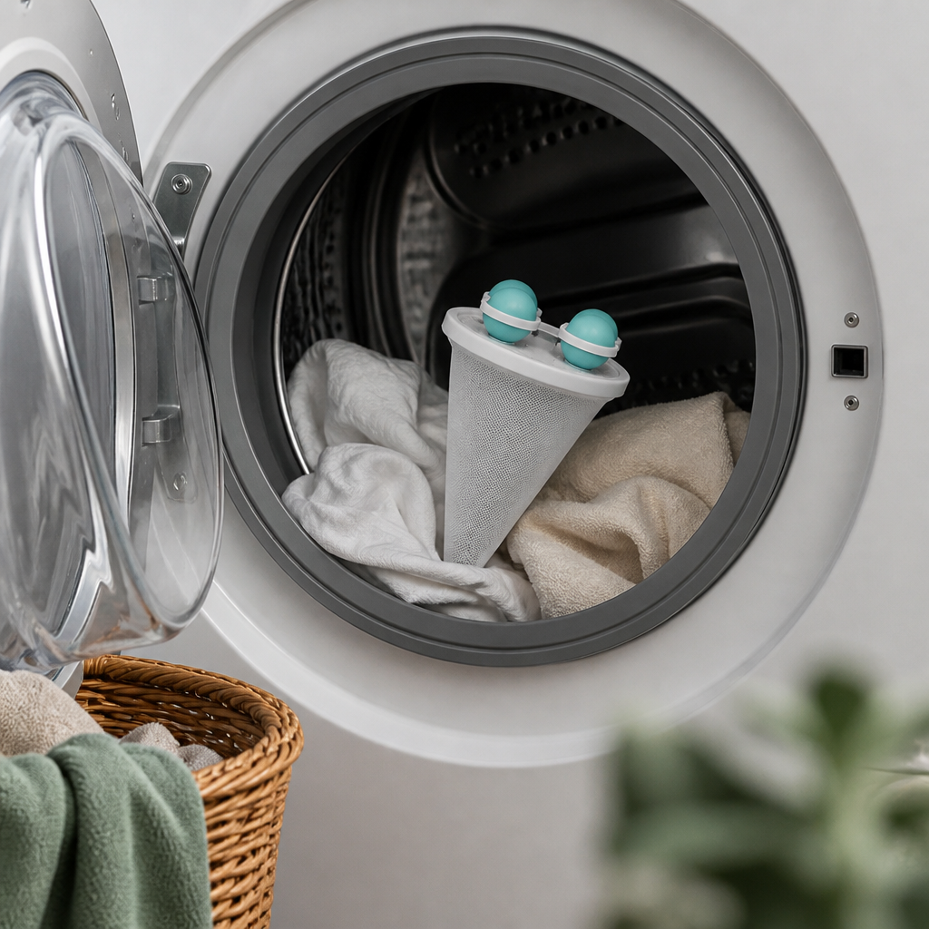 Pet Hair Laundry Filter for Washing Machines – Reusable Hair Catcher Bag