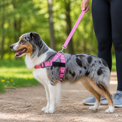 Personalized Reflective No-Pull Dog Harness with Custom Name Patch