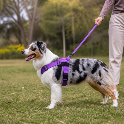 Personalized Reflective No-Pull Dog Harness with Custom Name Patch