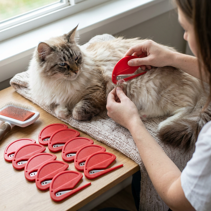 Pet Fur Detangler (10 Pieces) – Gentle Grooming & Effortless Knot Removal for Dogs & Cats