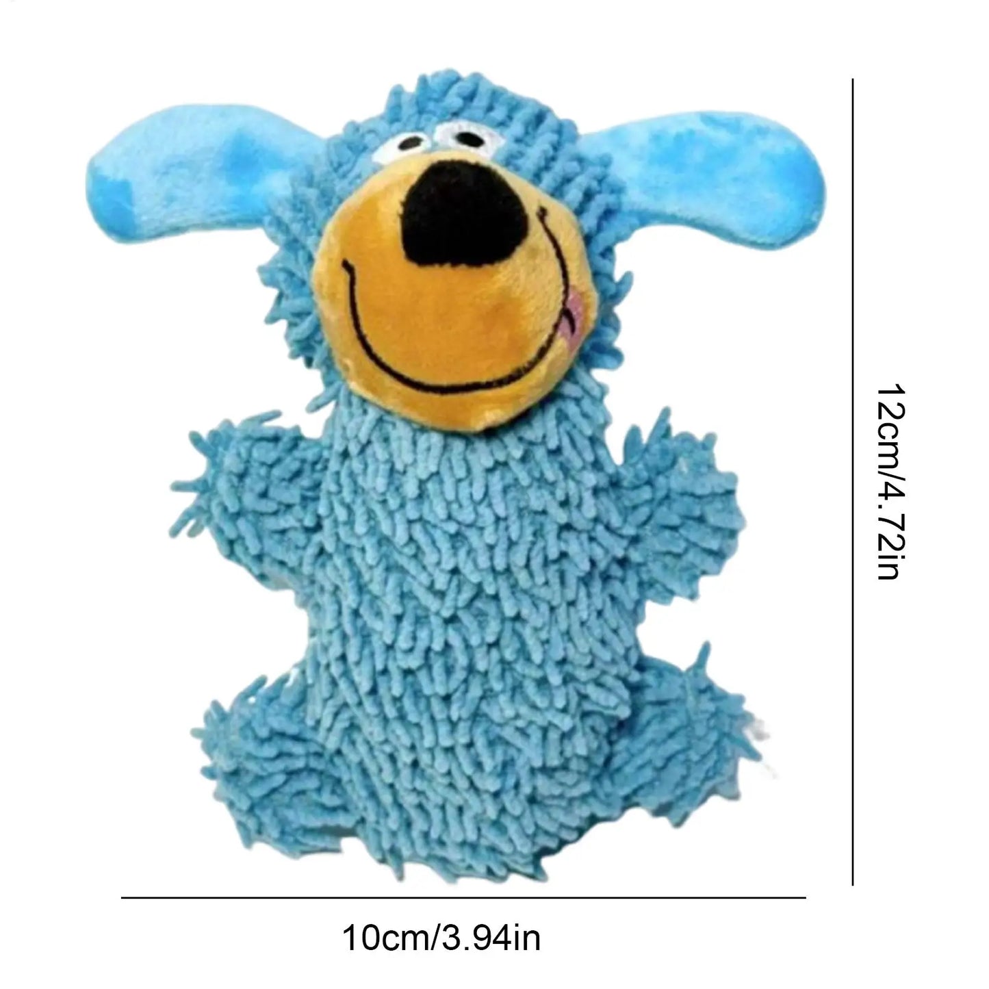 Laughing Dog Dental Cleaning Toy in Bright Colors