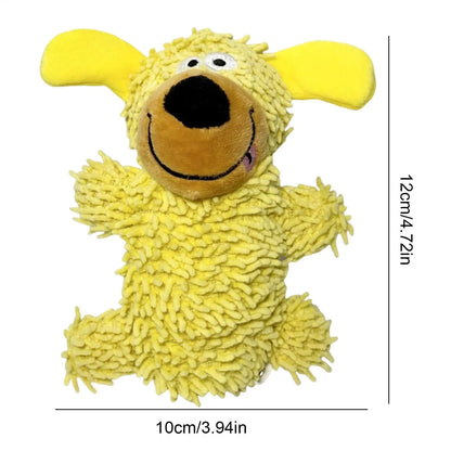 Laughing Dog Dental Cleaning Toy in Bright Colors
