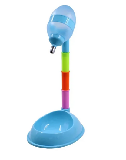Adjustable Height Water Dispenser with Pet Bowl
