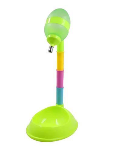 Adjustable Height Water Dispenser with Pet Bowl