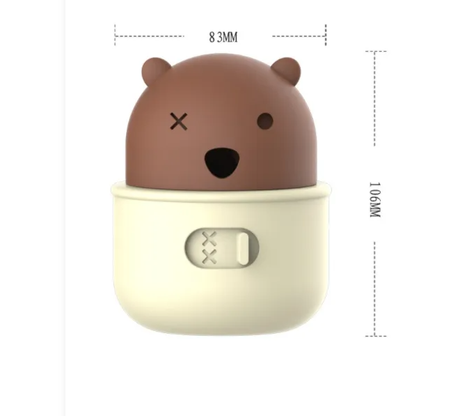 Interactive Dog Toys - Bear Shape with Click Mechanism for Dogs