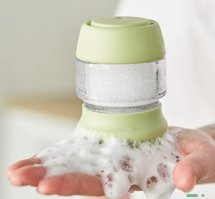 Silicone Shower Brush with Reservoir for Pets