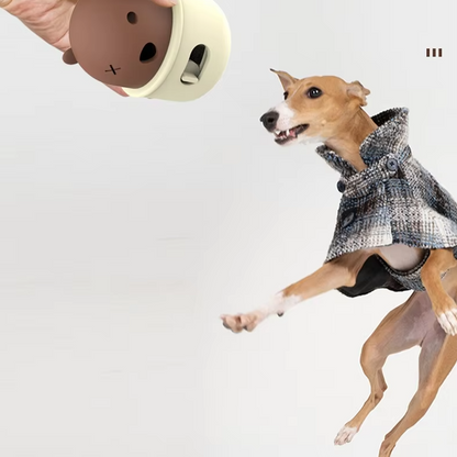 Interactive Dog Toys - Bear Shape with Click Mechanism for Dogs