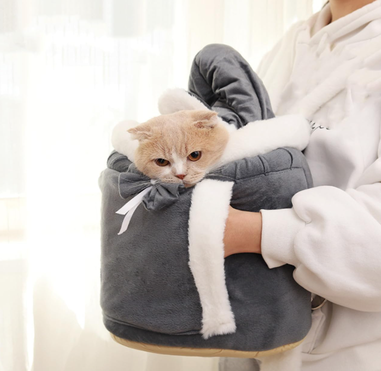 Plush Cat Carrier Strap – Comfortable and Cute Design