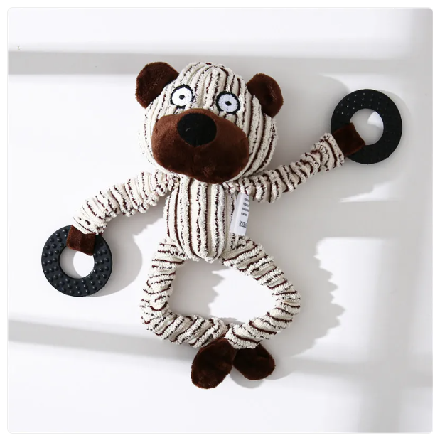 Chew Toys for Dogs - Fun Plush with Rope for Play and Fun