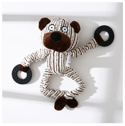 Chew Toys for Dogs - Fun Plush with Rope for Play and Fun