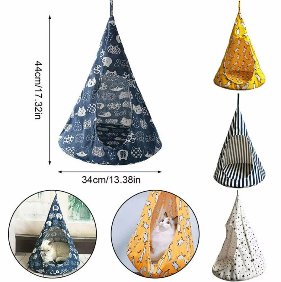 Cat Hammock in Tent Shape – A Comfortable Sleeping Spot for Cats