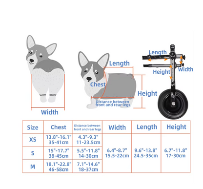 Mobility Aid for Cats and Dogs - Wheelchair for Mobility and Independence